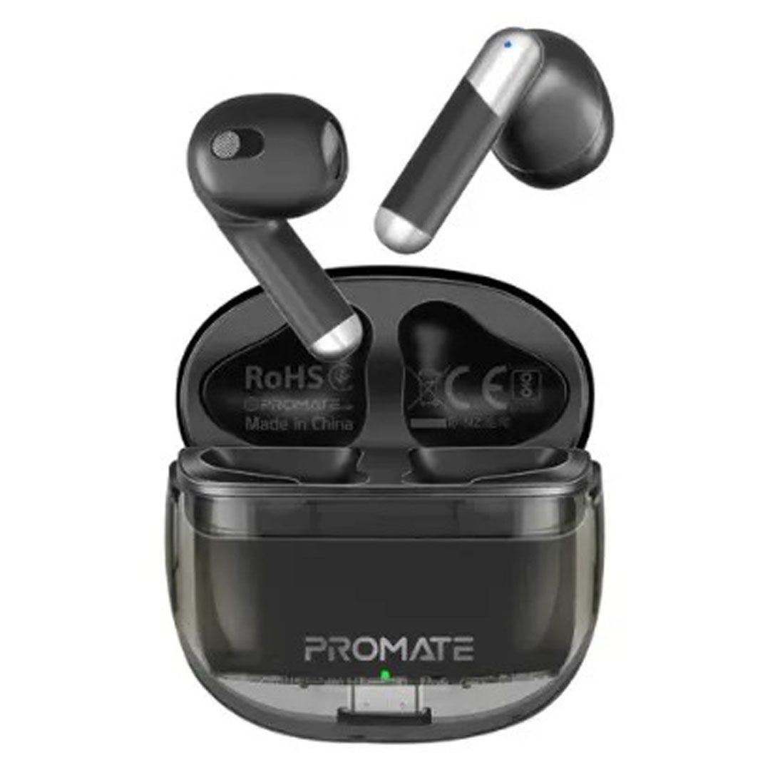 Promate TransPods TWS Earbuds – Bluetooth 5.3, 13mm Driver, 6Hr Play, USB-C Price in Jordan Promate TransPods TWS Earbuds – Bluetooth 5.3, 13mm Driver, 6Hr Play, USB-C - Buy Online in Jordan | OfficeJo