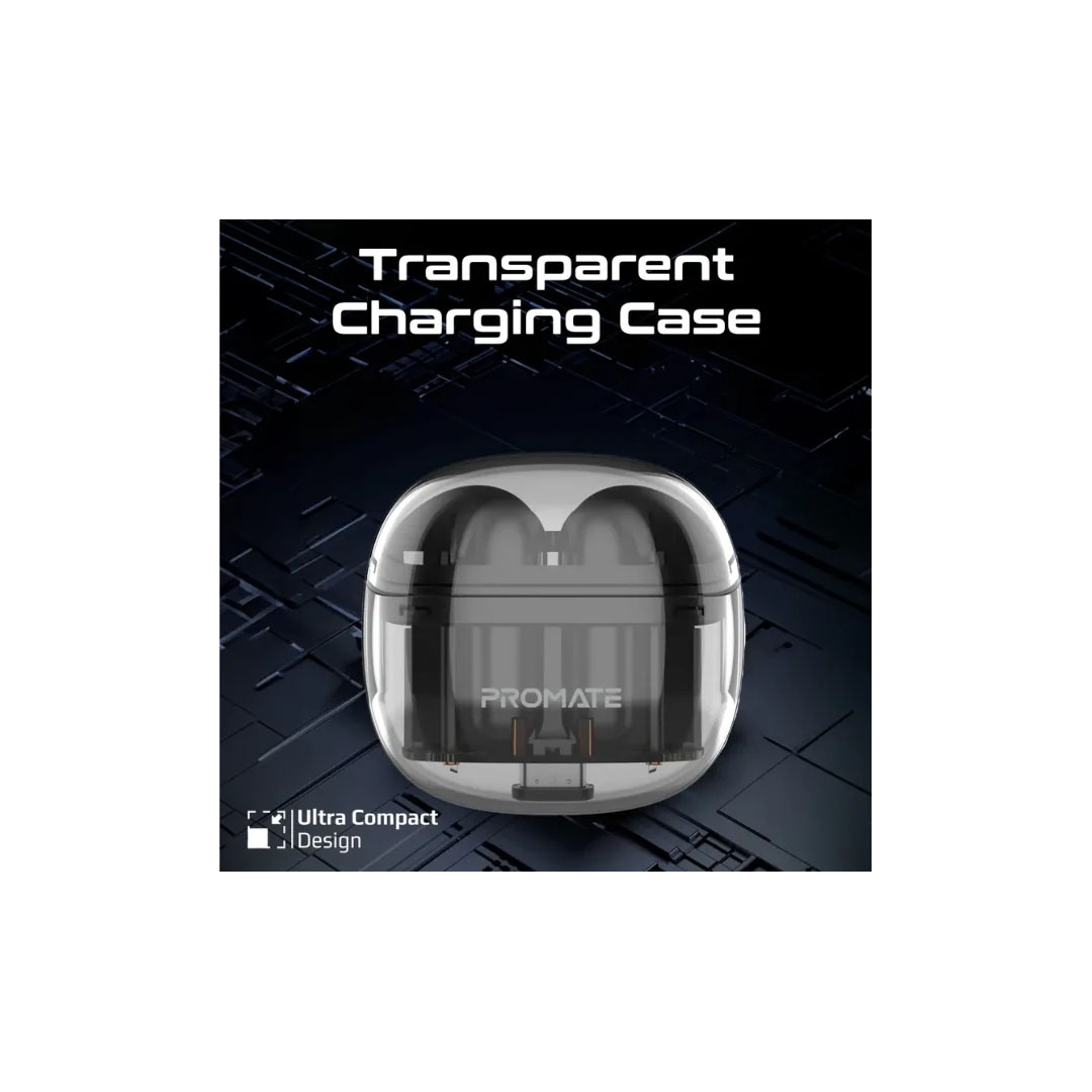 Promate TransPods TWS Earbuds – Bluetooth 5.3, 13mm Driver, 6Hr Play, USB-C Price in Jordan Promate TransPods TWS Earbuds – Bluetooth 5.3, 13mm Driver, 6Hr Play, USB-C - Buy Online in Jordan | OfficeJo