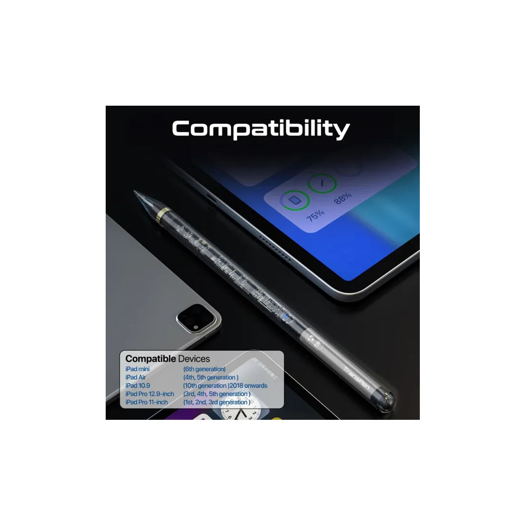 Promate Transpen Active Stylus Pen – Bluetooth 5.0, Palm Rejection, 8Hr Battery Price in Jordan Promate Transpen Active Stylus Pen – Bluetooth 5.0, Palm Rejection, 8Hr Battery - Buy Online in Jordan | OfficeJo
