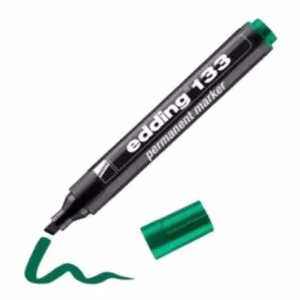 Edding 133 Permanent Marker Green – Chisel Nib 1-5mm, Waterproof, Made in Germany - Buy Online in Jordan | OfficeJo