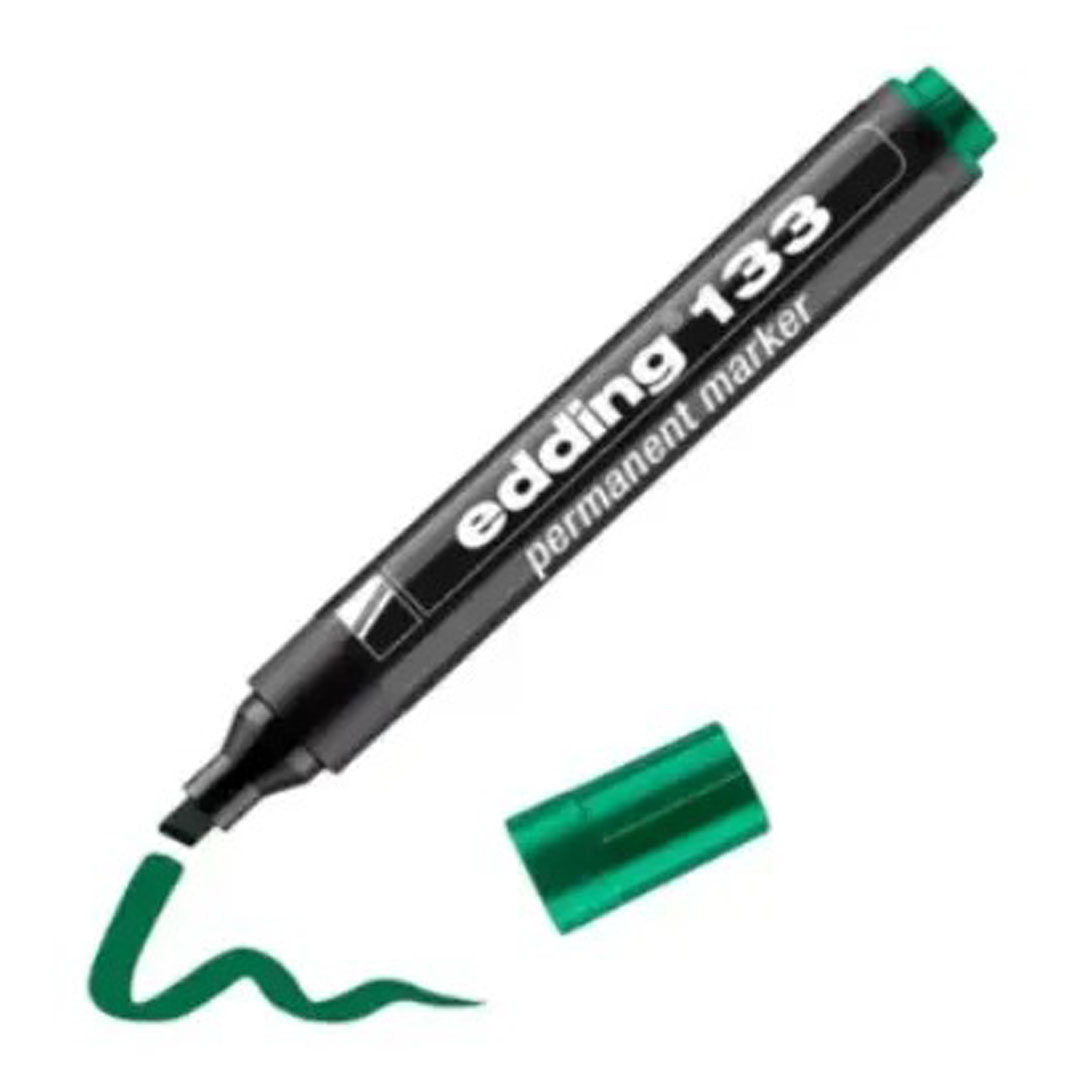 Edding 133 Permanent Marker Green – Chisel Nib 1-5mm, Waterproof, Made in Germany Price in Jordan Edding 133 Permanent Marker Green – Chisel Nib 1-5mm, Waterproof, Made in Germany - Buy Online in Jordan | OfficeJo