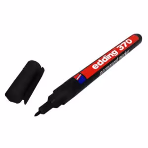 Edding 370 Permanent Marker – 1mm Round Nib, Waterproof, Low-Odour, Made in Germany - Buy Online in Jordan | OfficeJo