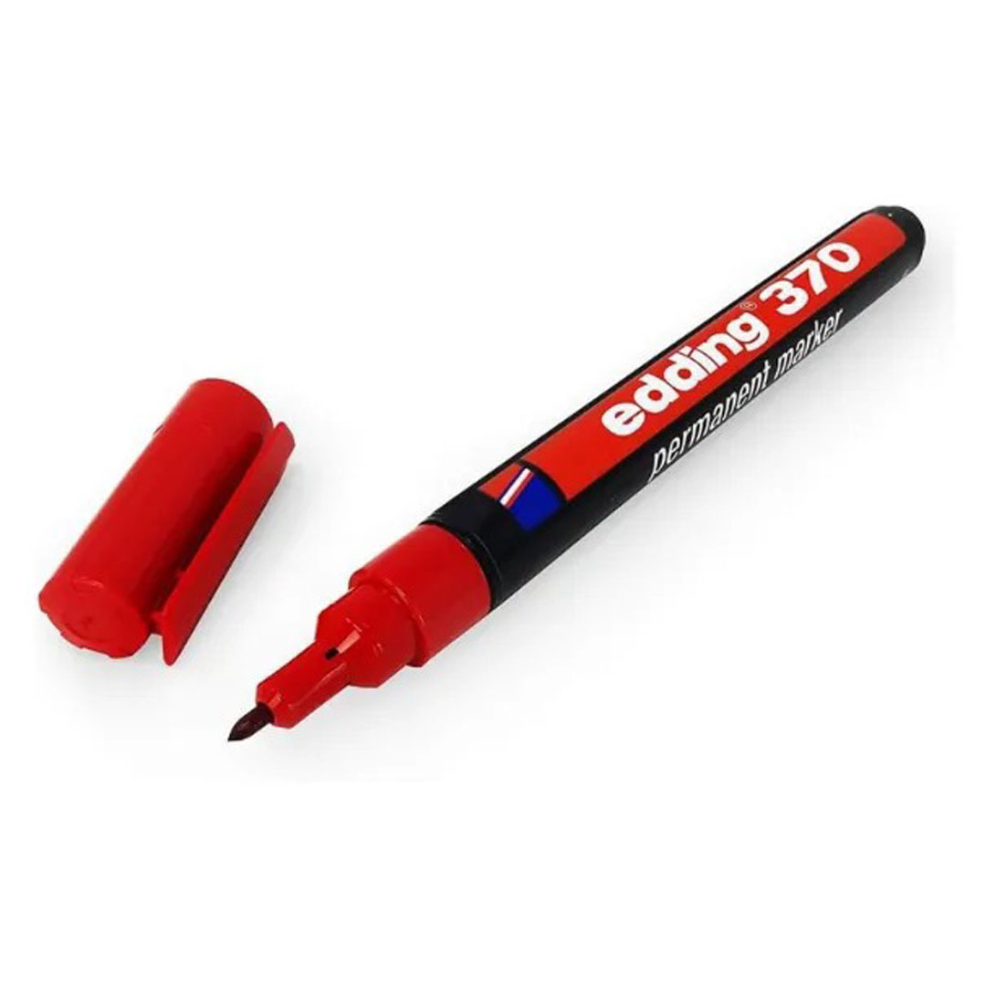 Edding 370 Permanent Marker – Red, 1mm Round Nib, Low-Odour, Made in Germany Price in Jordan Edding 370 Permanent Marker – Red, 1mm Round Nib, Low-Odour, Made in Germany - Buy Online in Jordan | OfficeJo
