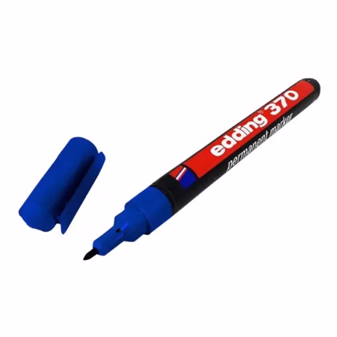 Edding 370 Permanent Marker Blue – 1mm Round Nib, Waterproof, Low-Odour Ink Price in Jordan Edding 370 Permanent Marker Blue – 1mm Round Nib, Waterproof, Low-Odour Ink - Buy Online in Jordan | OfficeJo