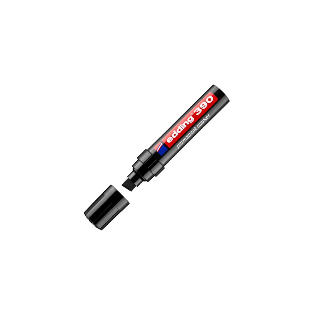 Edding 390 Permanent Marker – Chisel Nib 4-12mm, Waterproof, Low-Odour, Made in Germany Price in Jordan Edding 390 Permanent Marker – Chisel Nib 4-12mm, Waterproof, Low-Odour, Made in Germany - Buy Online in Jordan | OfficeJo