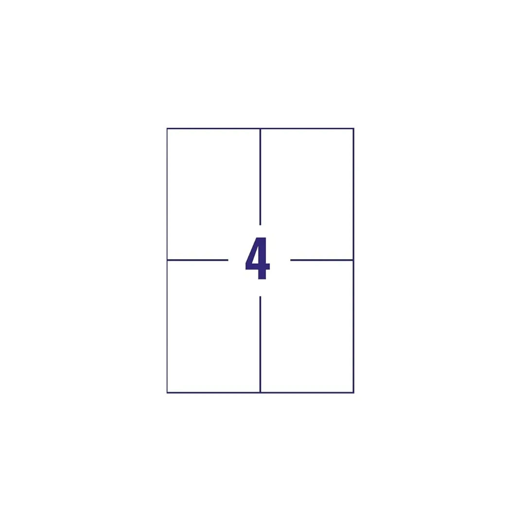Riklabel Sticky Label A4 – 4 Pieces per Sheet, 105x148mm, 100 Sheets per Pack Price in Jordan Riklabel Sticky Label A4 – 4 Pieces per Sheet, 105x148mm, 100 Sheets per Pack - Buy Online in Jordan | OfficeJo