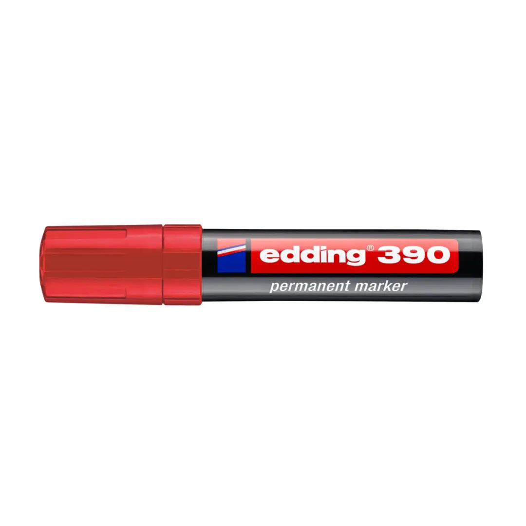 Edding 390 Permanent Marker – Chisel Nib, 4-12mm Stroke, Waterproof, Made in Germany Price in Jordan Edding 390 Permanent Marker – Chisel Nib, 4-12mm Stroke, Waterproof, Made in Germany - Buy Online in Jordan | OfficeJo