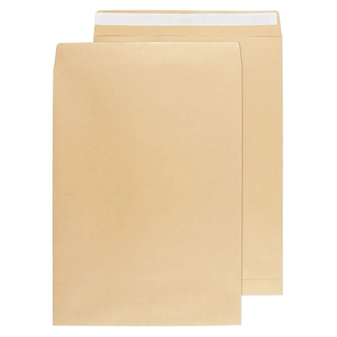 Brown A4 Envelopes – Quick Strip Closure, Security Tinted, 90g, Pack of 50 Price in Jordan Brown A4 Envelopes – Quick Strip Closure, Security Tinted, 90g, Pack of 50 - Buy Online in Jordan | OfficeJo