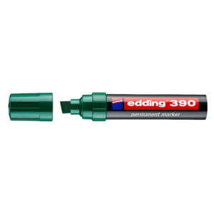 Edding 390 Permanent Marker – Green, Chisel Nib 4-12mm, Waterproof, Made in Germany Price in Jordan Edding 390 Permanent Marker – Green, Chisel Nib 4-12mm, Waterproof, Made in Germany - Buy Online in Jordan | OfficeJo