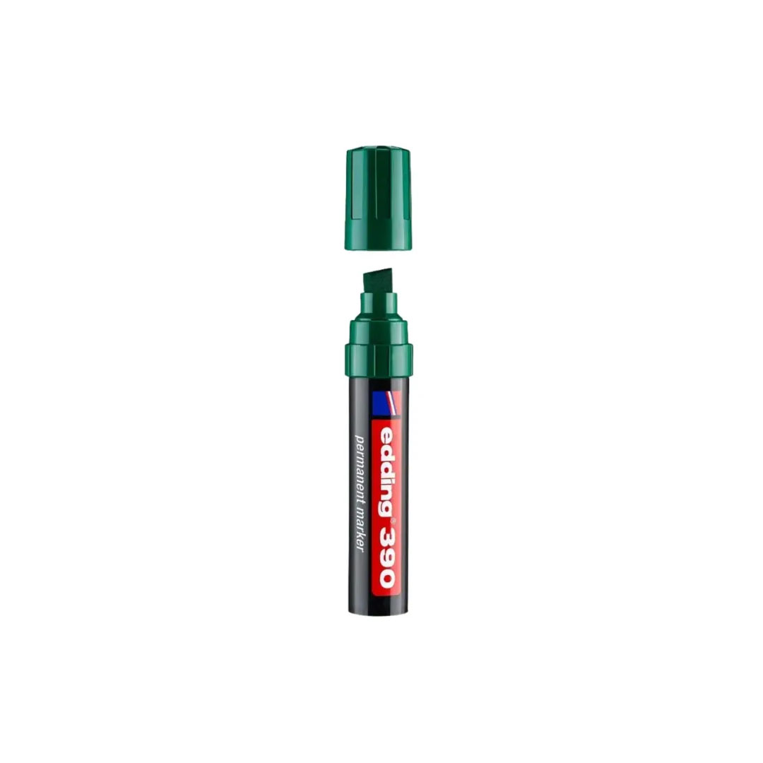 Edding 390 Permanent Marker – Green, Chisel Nib 4-12mm, Waterproof, Made in Germany Price in Jordan Edding 390 Permanent Marker – Green, Chisel Nib 4-12mm, Waterproof, Made in Germany - Buy Online in Jordan | OfficeJo