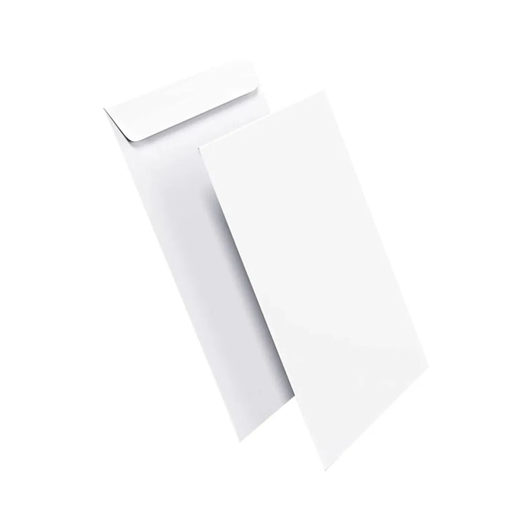 Sigma Plain White Envelopes A5 – Quick Strip Closure, Security Tinted, Pack of 50 Price in Jordan Sigma Plain White Envelopes A5 – Quick Strip Closure, Security Tinted, Pack of 50 - Buy Online in Jordan | OfficeJo
