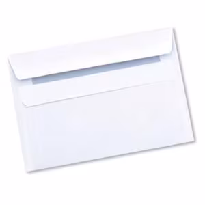 White Letter Envelopes – Quick Strip Closure, Security Tinted, 22x11.5cm, Pack of 50 - Buy Online in Jordan | OfficeJo