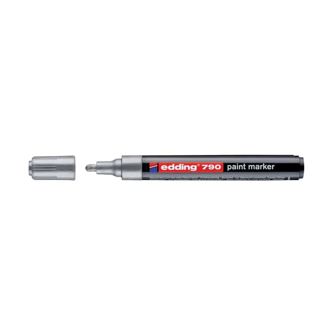 Edding 790 Paint Marker Silver – Opaque, Permanent, 2-3mm Stroke, Made in Germany Price in Jordan Edding 790 Paint Marker Silver – Opaque, Permanent, 2-3mm Stroke, Made in Germany - Buy Online in Jordan | OfficeJo