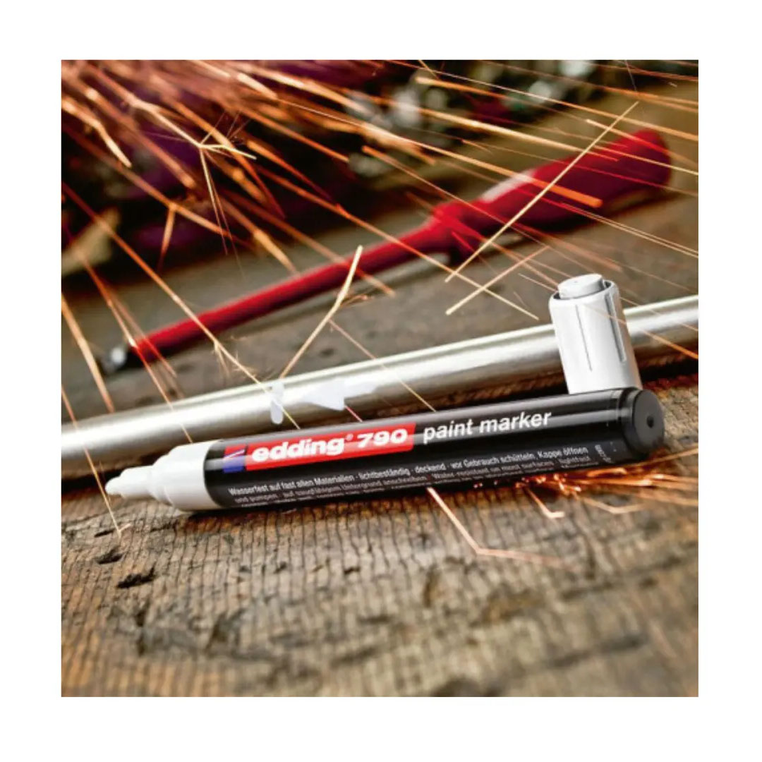 Edding 790 Paint Marker Silver – Opaque, Permanent, 2-3mm Stroke, Made in Germany Price in Jordan Edding 790 Paint Marker Silver – Opaque, Permanent, 2-3mm Stroke, Made in Germany - Buy Online in Jordan | OfficeJo