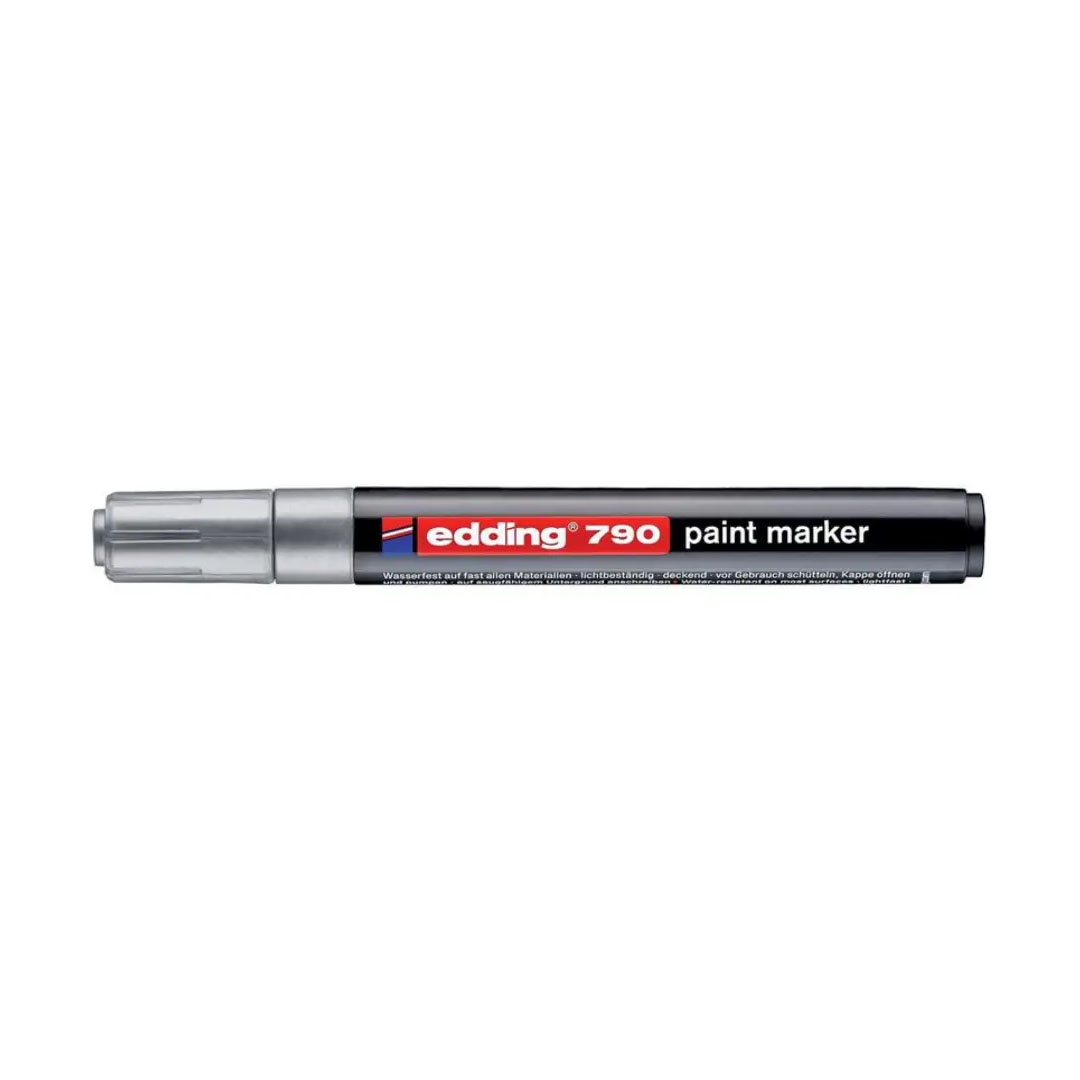 Edding 790 Paint Marker Silver – Opaque, Permanent, 2-3mm Stroke, Made in Germany Price in Jordan Edding 790 Paint Marker Silver – Opaque, Permanent, 2-3mm Stroke, Made in Germany - Buy Online in Jordan | OfficeJo
