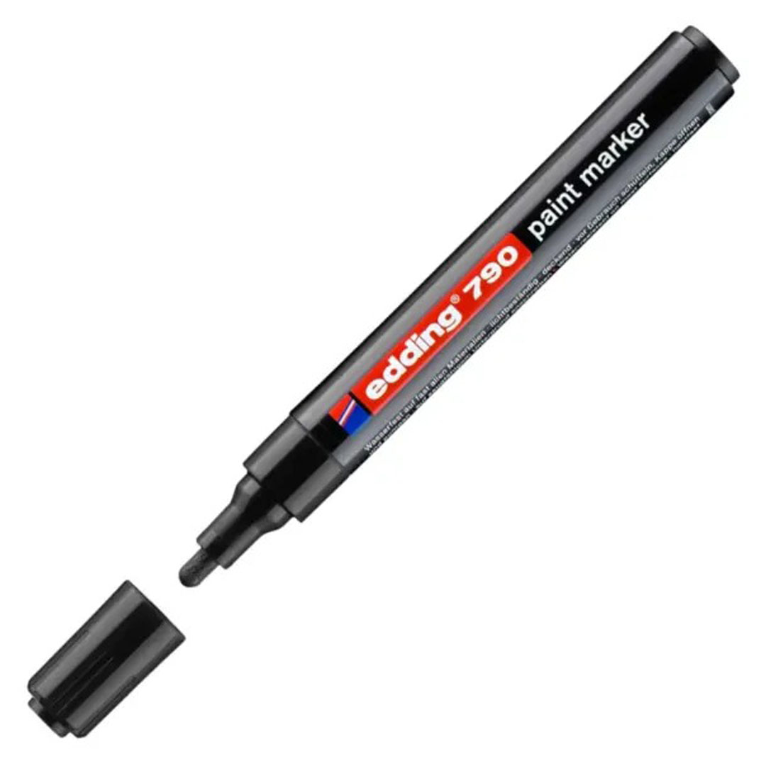 Edding 790 Paint Marker Black – Permanent, Waterproof, 2-3mm Round Nib Price in Jordan Edding 790 Paint Marker Black – Permanent, Waterproof, 2-3mm Round Nib - Buy Online in Jordan | OfficeJo