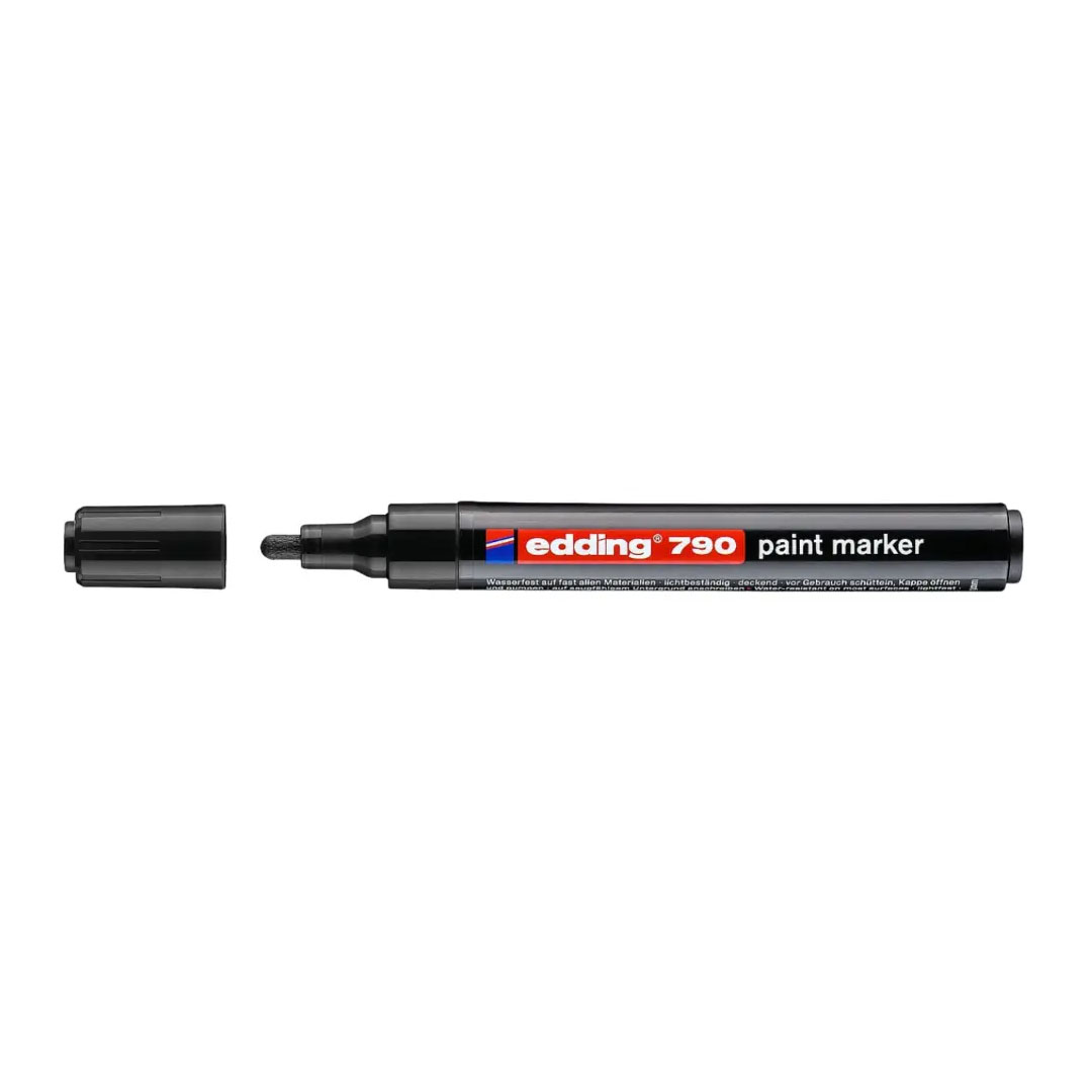 Edding 790 Paint Marker Black – Permanent, Waterproof, 2-3mm Round Nib Price in Jordan Edding 790 Paint Marker Black – Permanent, Waterproof, 2-3mm Round Nib - Buy Online in Jordan | OfficeJo