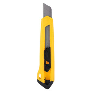 Deli Utility Knife – 18mm SK5 Blade, 8 Snap-Off Sections, Self-Locking Push Button Price in Jordan Deli Utility Knife – 18mm SK5 Blade, 8 Snap-Off Sections, Self-Locking Push Button - Buy Online in Jordan | OfficeJo