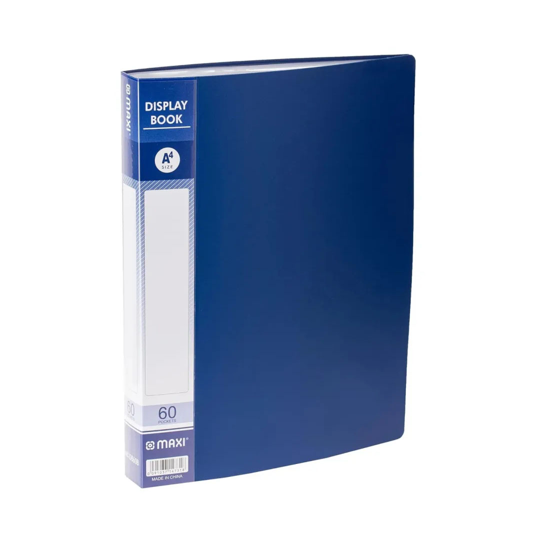 Clear Display Book A4 – 60 U-Pocket Folders, Transparent Sleeves, High-Quality Material Price in Jordan Clear Display Book A4 – 60 U-Pocket Folders, Transparent Sleeves, High-Quality Material - Buy Online in Jordan | OfficeJo