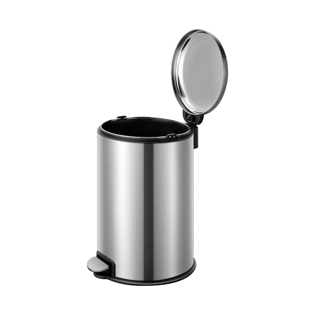 Stainless Steel Rectangular Waste Bin – 5L, Soft Close, Fingerprint Resistant Price in Jordan Stainless Steel Rectangular Waste Bin – 5L, Soft Close, Fingerprint Resistant - Buy Online in Jordan | OfficeJo
