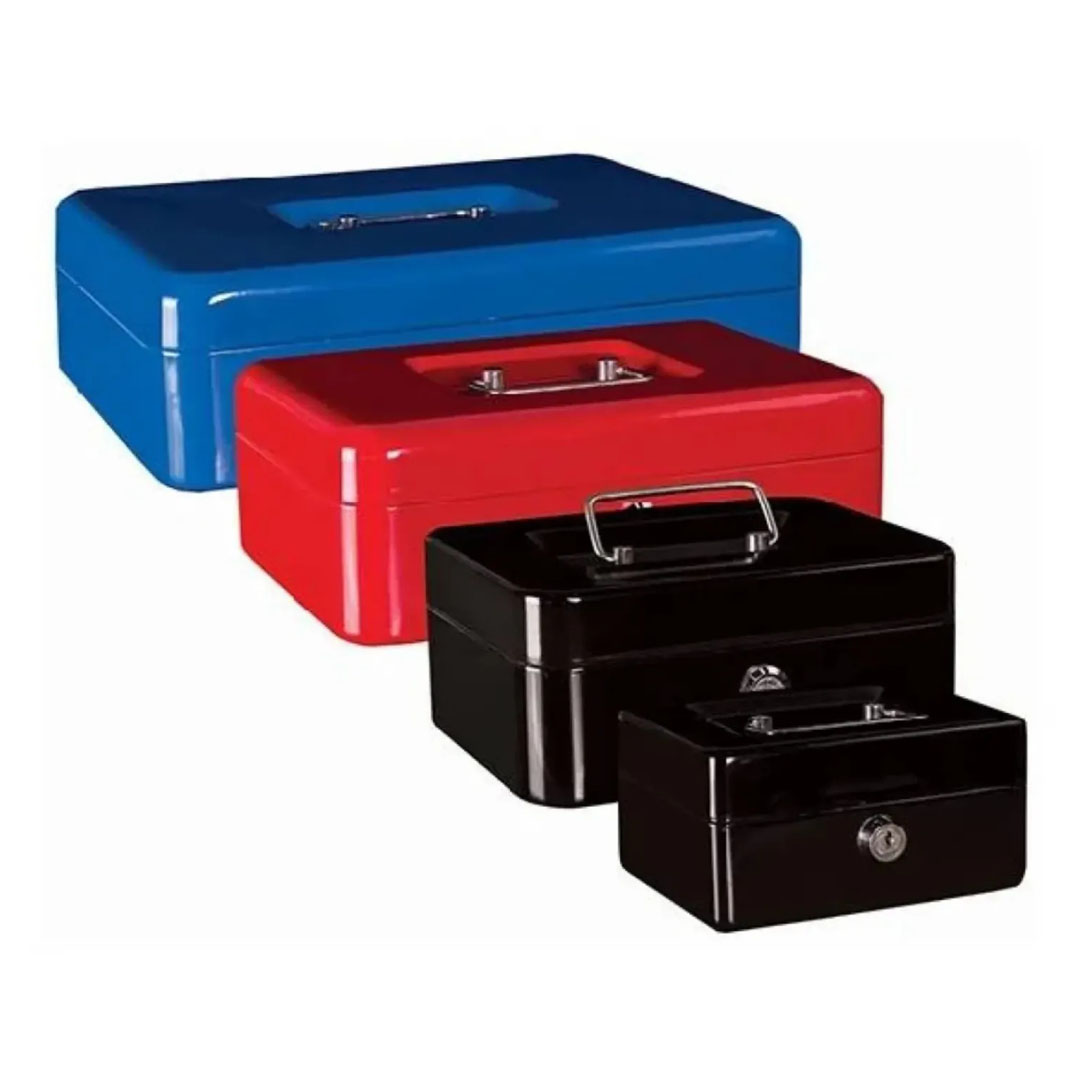 Cash Box Small – Key Lock, 150x120x80mm, Commercial & Home Use Price in Jordan Cash Box Small – Key Lock, 150x120x80mm, Commercial & Home Use - Buy Online in Jordan | OfficeJo