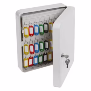 Key Box 24 Hook with Key Lock – 24 Keys, Key Lock with 2 Keys, Grey Powder Coat Price in Jordan Key Box 24 Hook with Key Lock – 24 Keys, Key Lock with 2 Keys, Grey Powder Coat - Buy Online in Jordan | OfficeJo
