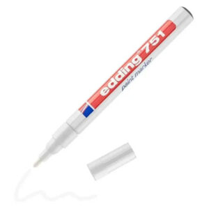 Edding 751 Paint Marker White – 1-2mm Round Nib, Heat-Resistant, Permanent Price in Jordan Edding 751 Paint Marker White – 1-2mm Round Nib, Heat-Resistant, Permanent - Buy Online in Jordan | OfficeJo