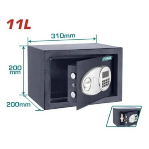 Total Electronic Safe 11L – Digital Lock, 6.4kg, Wall or Floor Mount - Buy Online in Jordan | OfficeJo