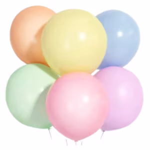 Balloons Pastel Colors – Pack of 50 - Buy Online in Jordan | OfficeJo