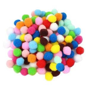 Fluffy PomPom Balls – Multi Colors, Kids & Adults Crafts, Pet Toys - Buy Online in Jordan | OfficeJo