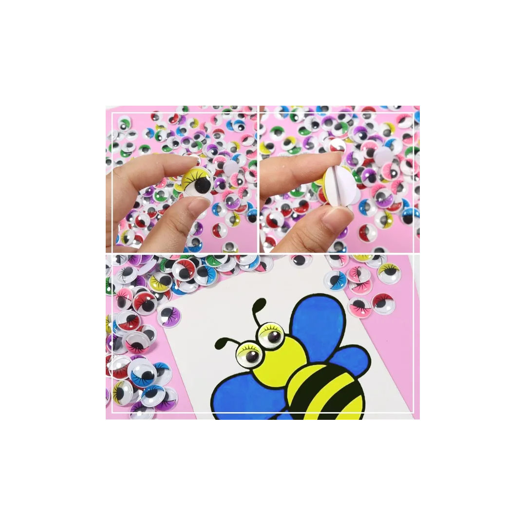 Wiggle Googly Eyes – Self Adhesive, Small Size, Multi Colours, 20 Pieces Price in Jordan Wiggle Googly Eyes – Self Adhesive, Small Size, Multi Colours, 20 Pieces - Buy Online in Jordan | OfficeJo