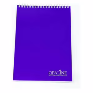 OPALINE Spiral Flip Pad Notebook 16.7x24.5 cm – 96 Sheets, 70 GSM, Lined, Plastic Cover - Buy Online in Jordan | OfficeJo