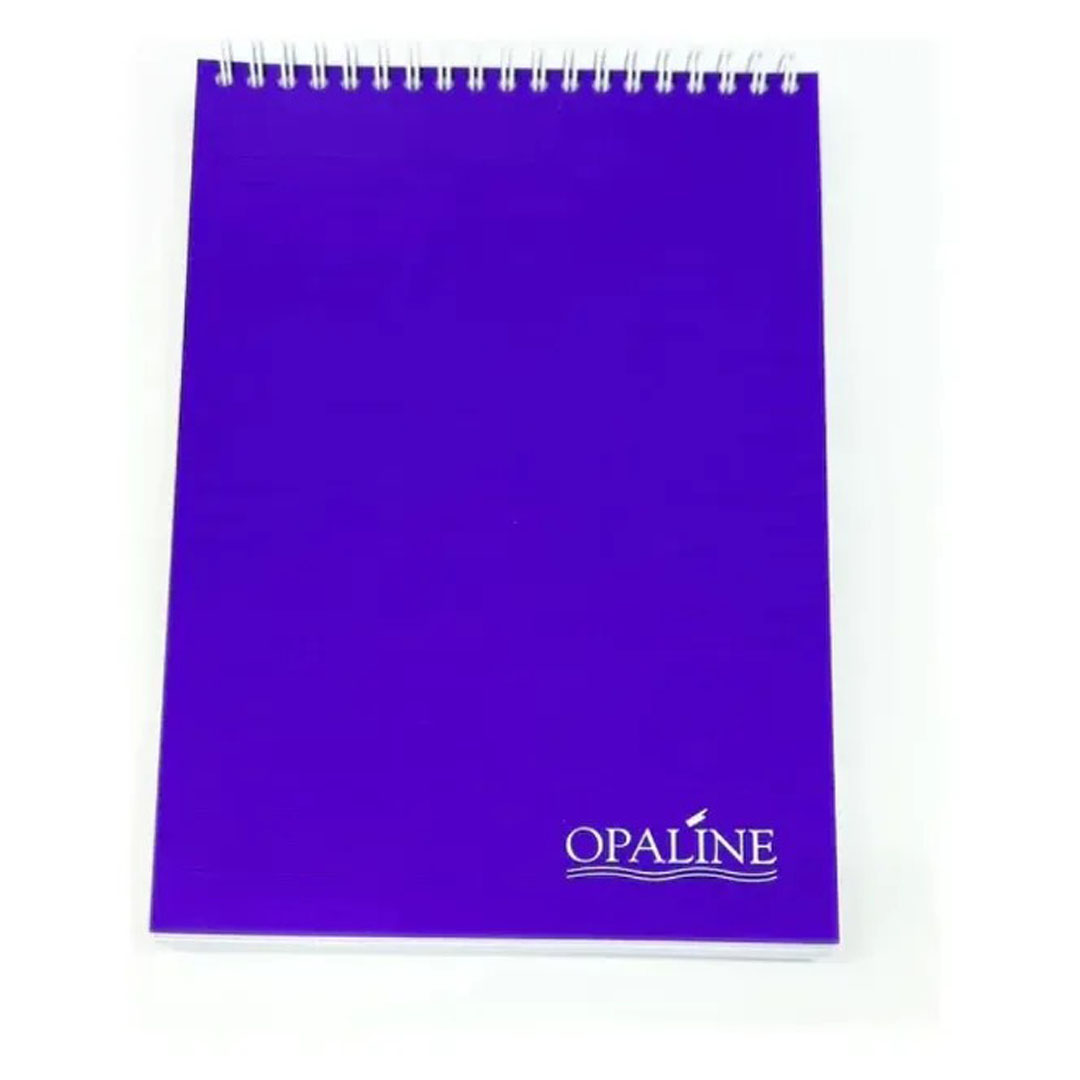 OPALINE Spiral Flip Pad Notebook 16.7x24.5 cm – 96 Sheets, 70 GSM, Lined, Plastic Cover Price in Jordan OPALINE Spiral Flip Pad Notebook 16.7x24.5 cm – 96 Sheets, 70 GSM, Lined, Plastic Cover - Buy Online in Jordan | OfficeJo