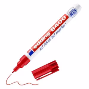 Edding 8400 CD/DVD Marker Red – Permanent Ink, 0.5–1mm Nib, Made in Germany Price in Jordan Edding 8400 CD/DVD Marker Red – Permanent Ink, 0.5–1mm Nib, Made in Germany - Buy Online in Jordan | OfficeJo