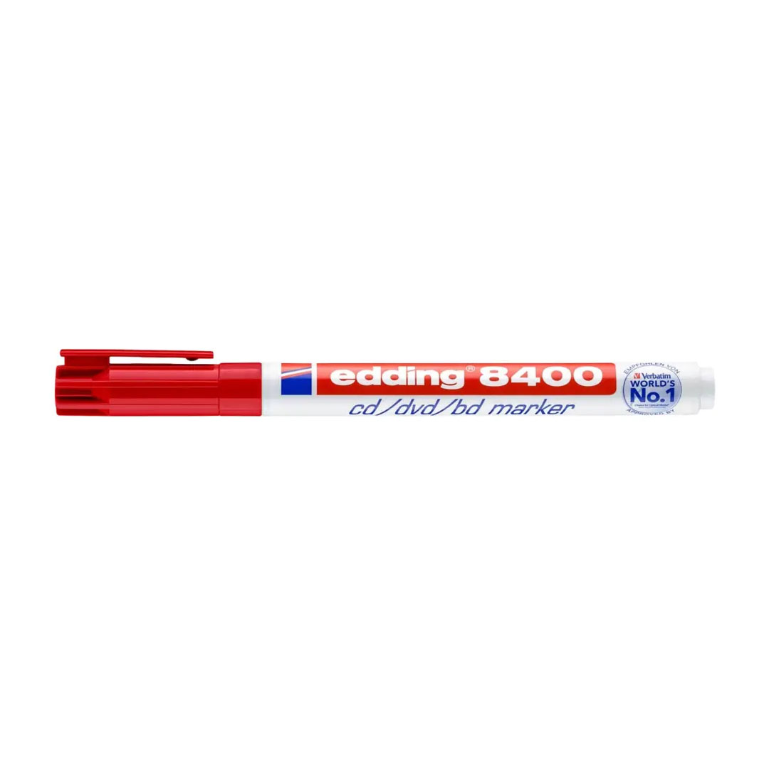 Edding 8400 CD/DVD Marker Red – Permanent Ink, 0.5–1mm Nib, Made in Germany Price in Jordan Edding 8400 CD/DVD Marker Red – Permanent Ink, 0.5–1mm Nib, Made in Germany - Buy Online in Jordan | OfficeJo