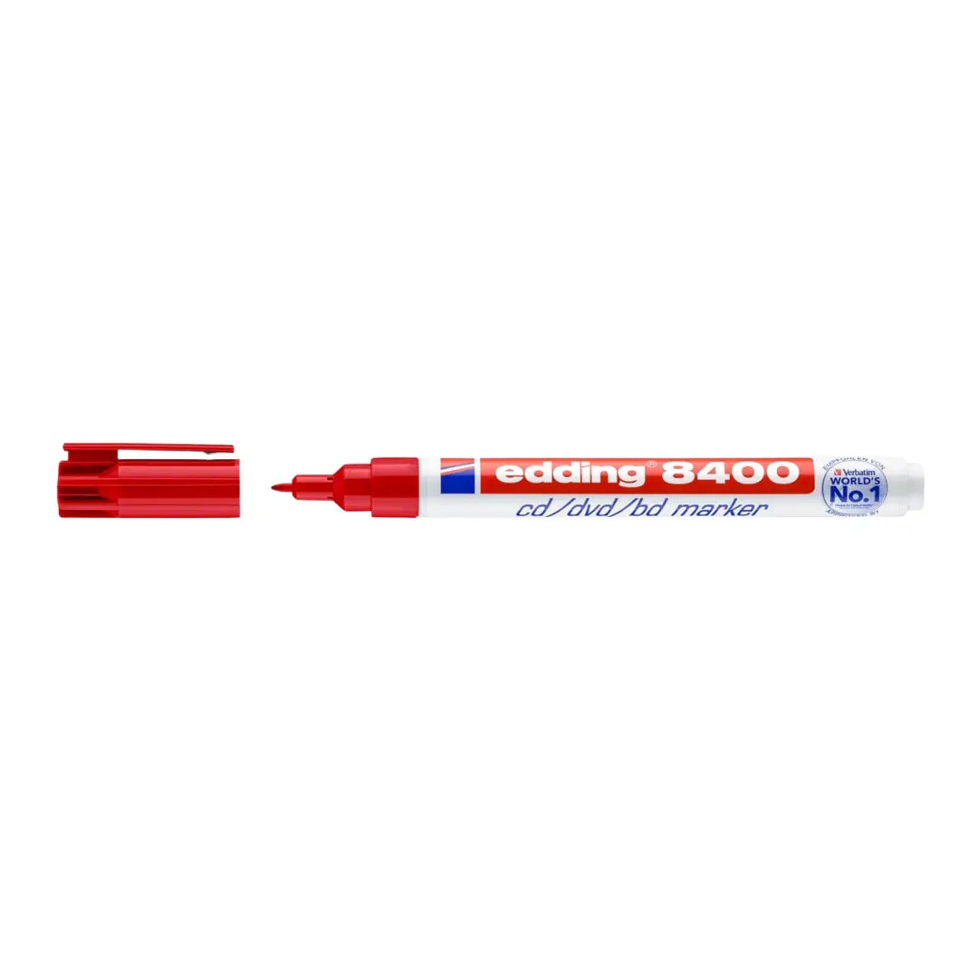 Edding 8400 CD/DVD Marker Red – Permanent Ink, 0.5–1mm Nib, Made in Germany Price in Jordan Edding 8400 CD/DVD Marker Red – Permanent Ink, 0.5–1mm Nib, Made in Germany - Buy Online in Jordan | OfficeJo