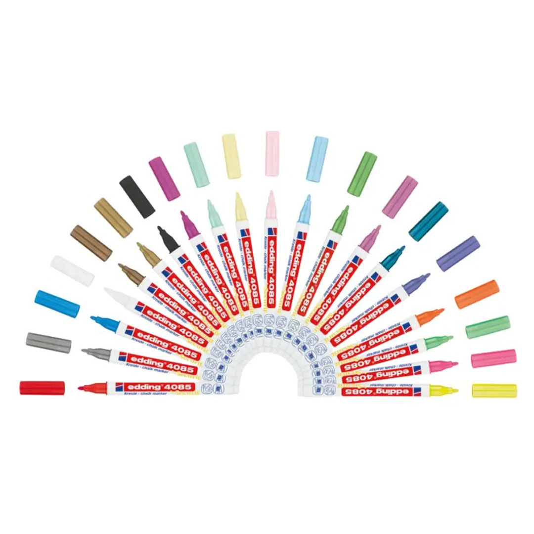 Edding 4085 Chalk Marker by Securit – Available in 20 Colors Price in Jordan Edding 4085 Chalk Marker by Securit – Available in 20 Colors - Buy Online in Jordan | OfficeJo