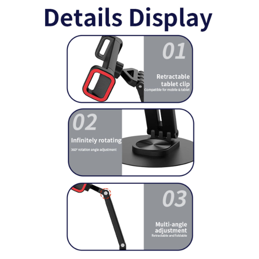Jmary MK-63 Desktop Adjustable Stand – 720° Rotation, Compact Design Price in Jordan Jmary MK-63 Desktop Adjustable Stand – 720° Rotation, Compact Design - Buy Online in Jordan | OfficeJo