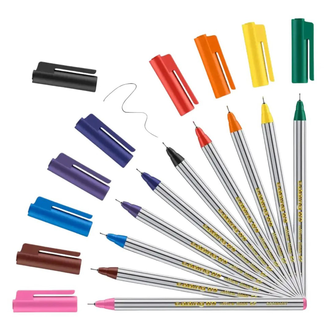Edding 89 Office Liner EF Fineliner Set – 0.3mm, 10 Colors, Water-Based Ink, Made in Germany Price in Jordan Edding 89 Office Liner EF Fineliner Set – 0.3mm, 10 Colors, Water-Based Ink, Made in Germany - Buy Online in Jordan | OfficeJo