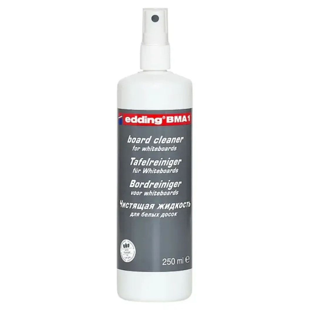 Edding BMA 1 Board Cleaner – 250ml Spray Bottle, Biodegradable, Made in Germany Price in Jordan Edding BMA 1 Board Cleaner – 250ml Spray Bottle, Biodegradable, Made in Germany - Buy Online in Jordan | OfficeJo