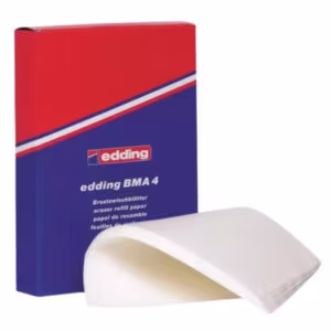 Edding BMA 4 Eraser Refill Paper – Spare Wiper Sheets for BMA 2, Dry Erase - Buy Online in Jordan | OfficeJo