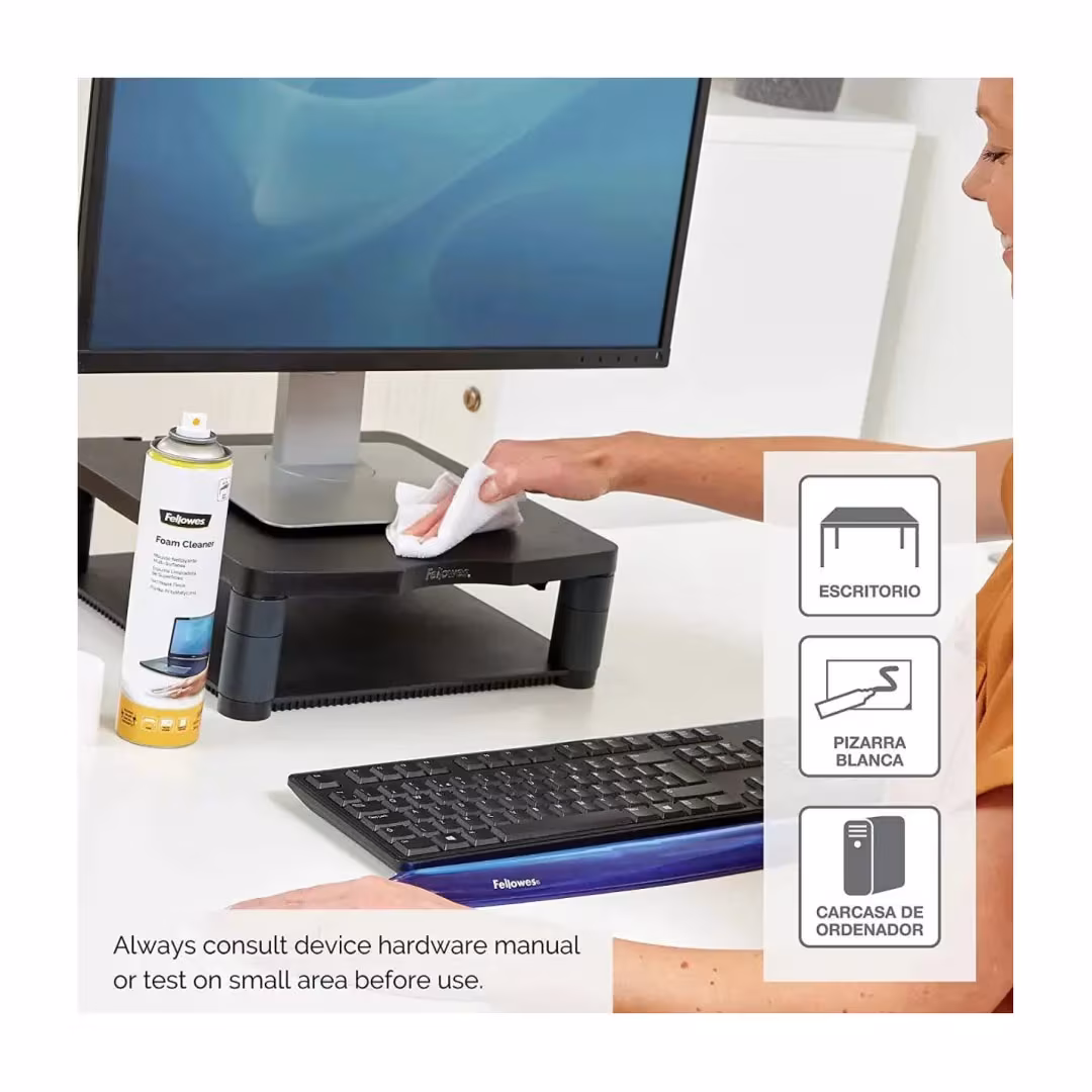 Fellowes Foam Cleaner 400ML – Anti-Static, Non-Abrasive, Streak-Free Finish Price in Jordan Fellowes Foam Cleaner 400ML – Anti-Static, Non-Abrasive, Streak-Free Finish - Buy Online in Jordan | OfficeJo