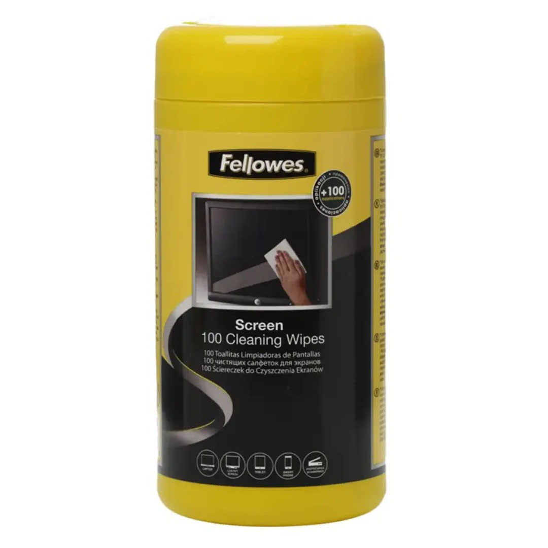 Fellowes Screen Cleaning Wipes – LCD & CRT Safe, 100 Wipes per Pack Price in Jordan Fellowes Screen Cleaning Wipes – LCD & CRT Safe, 100 Wipes per Pack - Buy Online in Jordan | OfficeJo