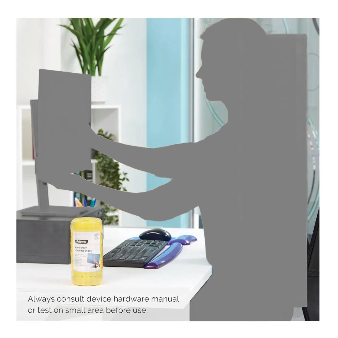 Fellowes Screen Cleaning Wipes – LCD & CRT Safe, 100 Wipes per Pack Price in Jordan Fellowes Screen Cleaning Wipes – LCD & CRT Safe, 100 Wipes per Pack - Buy Online in Jordan | OfficeJo