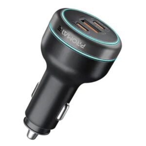 Promate PowerDrive-230W Car Charger – 140W PD 3.1, USB-C, USB-A, 230W Total Output - Buy Online in Jordan | OfficeJo