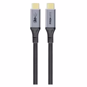 Promate PowerBolt5 USB4 Cable – 80Gbps, 240W PD, 8K@60Hz, 1.2M - Buy Online in Jordan | OfficeJo