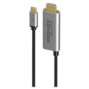 Promate USB-C to HDMI Cable – 4K@60Hz, 100W Power Delivery, 1.8M Price in Jordan Promate USB-C to HDMI Cable – 4K@60Hz, 100W Power Delivery, 1.8M - Buy Online in Jordan | OfficeJo