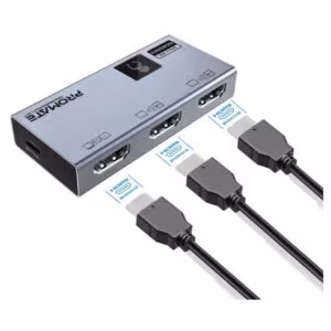 Promate MediaSwitch-2T HDMI Switch – 8K@60Hz, 4K@120Hz, Smart Touch Control, 2-in-1 Price in Jordan Promate MediaSwitch-2T HDMI Switch – 8K@60Hz, 4K@120Hz, Smart Touch Control, 2-in-1 - Buy Online in Jordan | OfficeJo