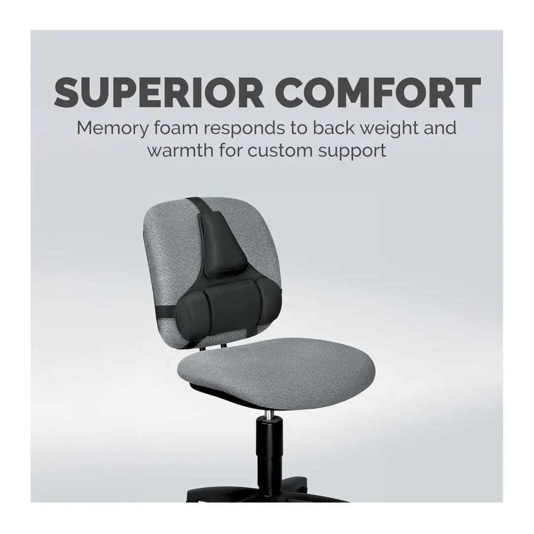Fellowes Professional Series Back Support – Memory Foam, Mid Spinal & Lumbar Support, Tri-Tachment Price in Jordan Fellowes Professional Series Back Support – Memory Foam, Mid Spinal & Lumbar Support, Tri-Tachment - Buy Online in Jordan | OfficeJo