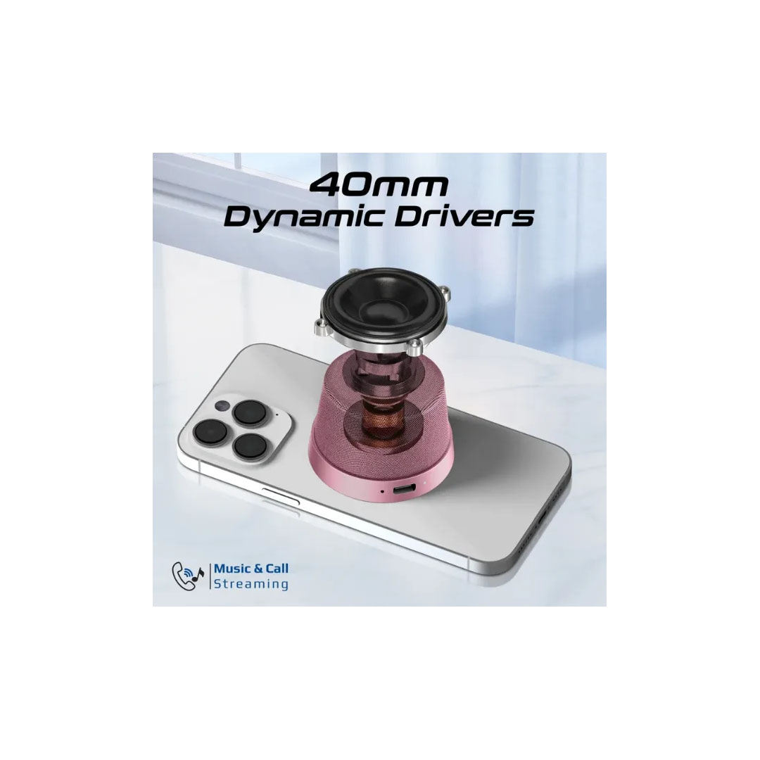 Promate Punch.Pink Bluetooth Speaker – V5.3, 3W, 12H Playtime, MagSafe Base Price in Jordan Promate Punch.Pink Bluetooth Speaker – V5.3, 3W, 12H Playtime, MagSafe Base - Buy Online in Jordan | OfficeJo